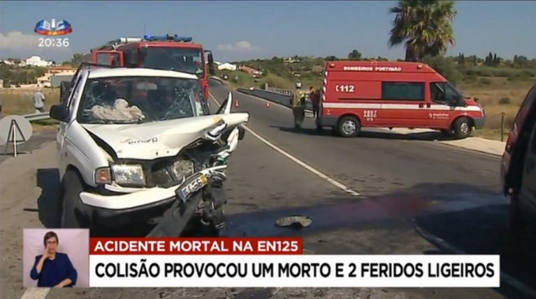 Um morto em colisão na Estrada Nacional 125 – Reportagem SIC